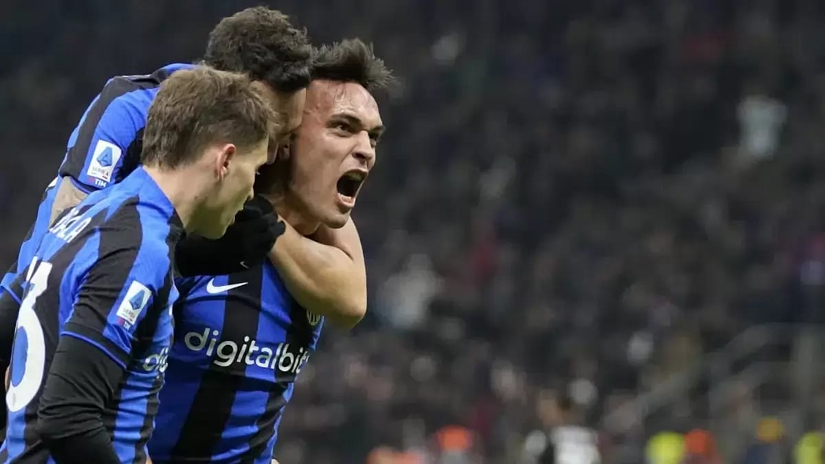 Inter is 13 points behind Napoli and three points above third-place Roma in the league table.