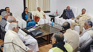 Earlier meeting of Opposition leaders regarding Budget Session