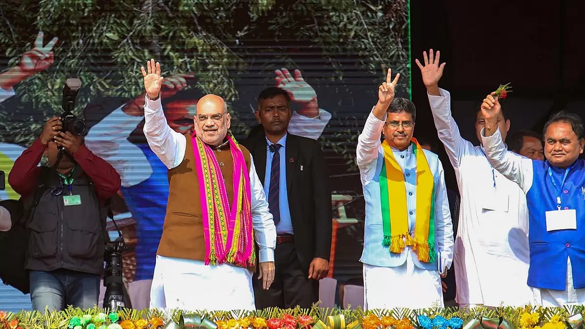 Amit Shah in Tripura