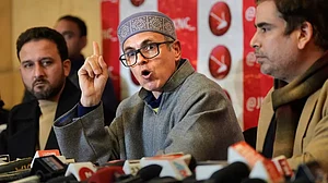 Omar Abdullah addresses media