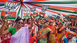 BJP rally in Dharmanagar