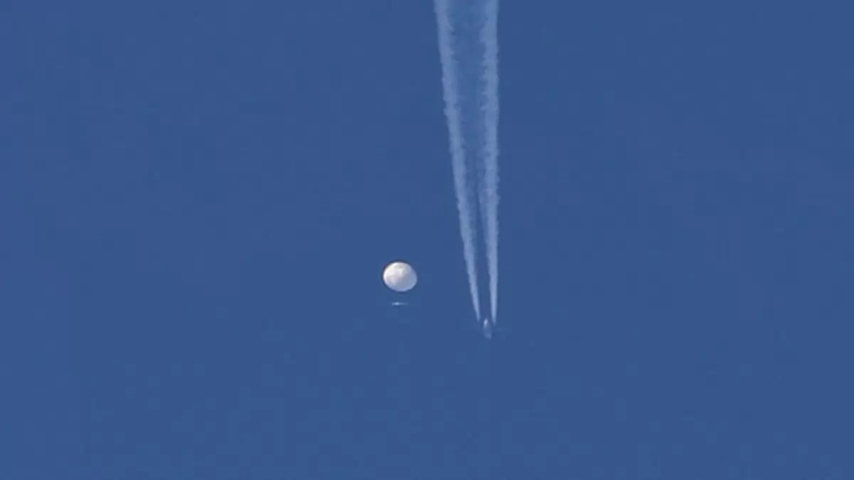 The Chinese government claimed it to be a civilian research aircraft but the Biden administration said it to be a spy balloon.