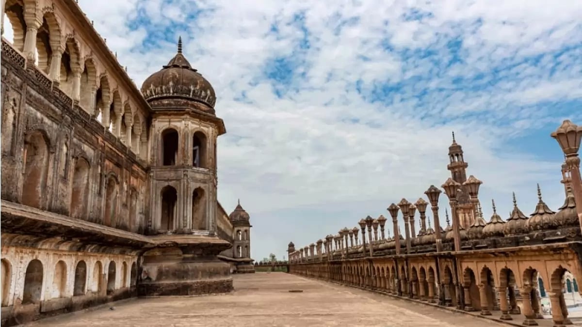Clock tower of Bada Imambara in Lucknow