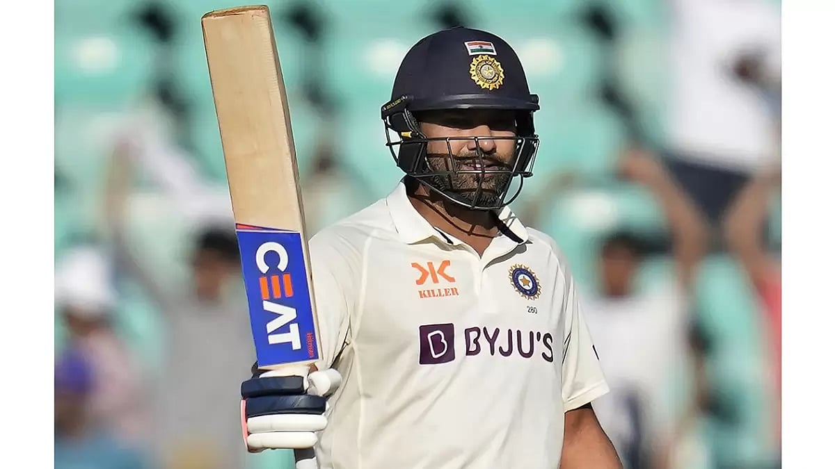 Rohit Sharma is inching towards to yet another Test match hundred.