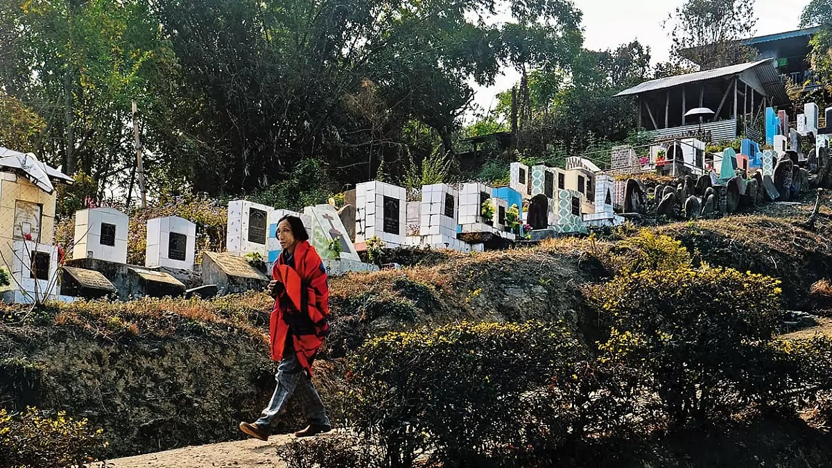 Lost Lives: A roadside graveyard in Tuensang, eastern Nagaland