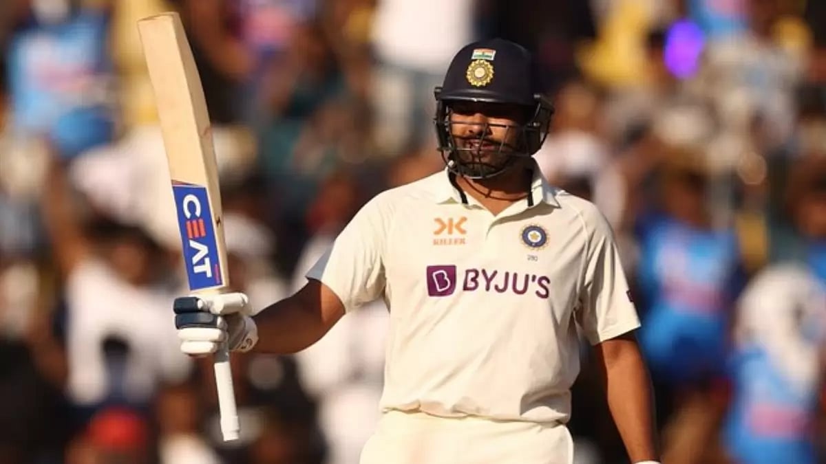 Despite losing partners at the other end, Rohit stood firm and scored a magnificent ton.