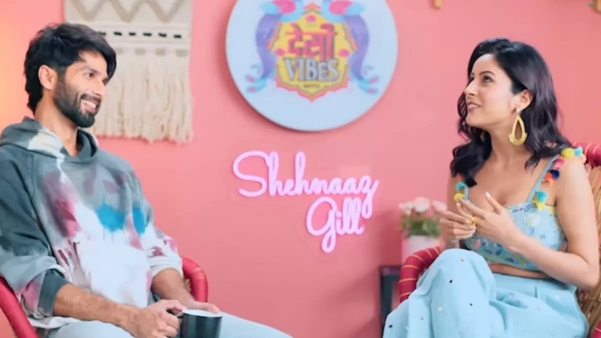 Shahid Kapoor on Shehnaaz Gill's chat show