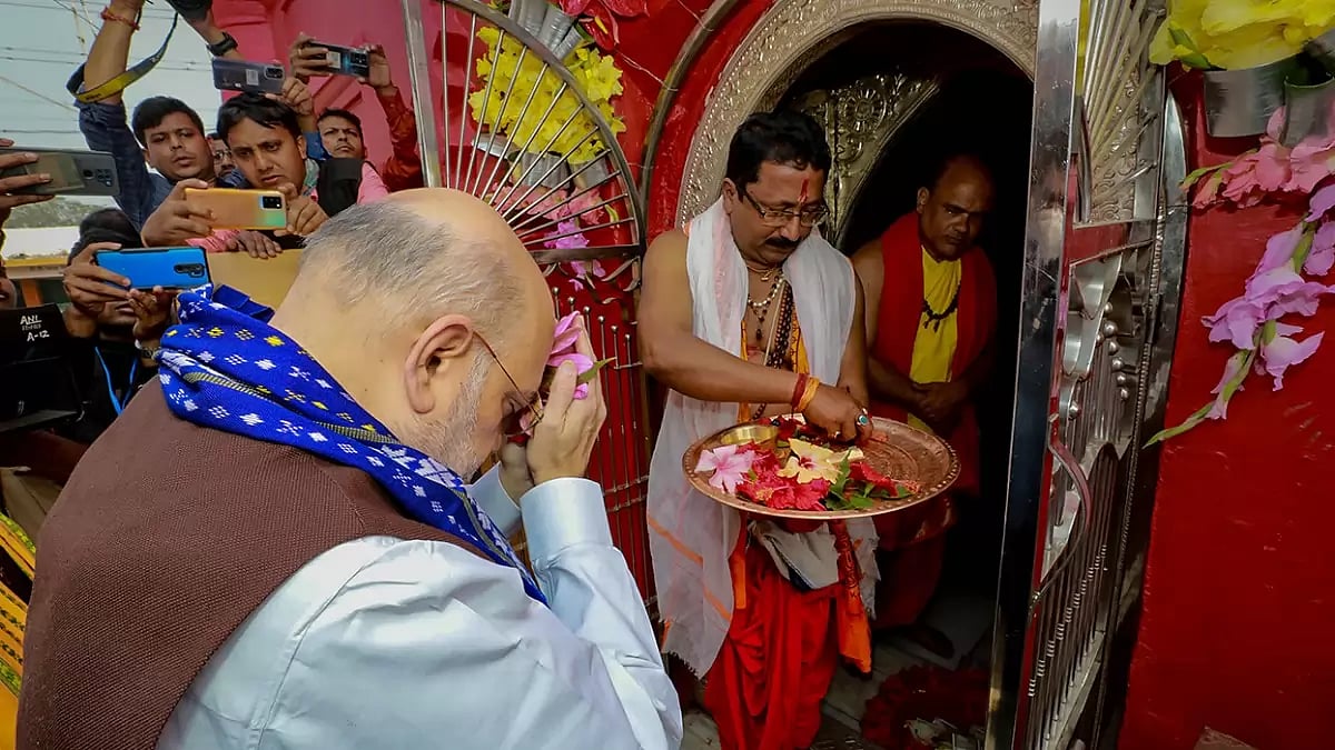 Amit Shah in Tripura