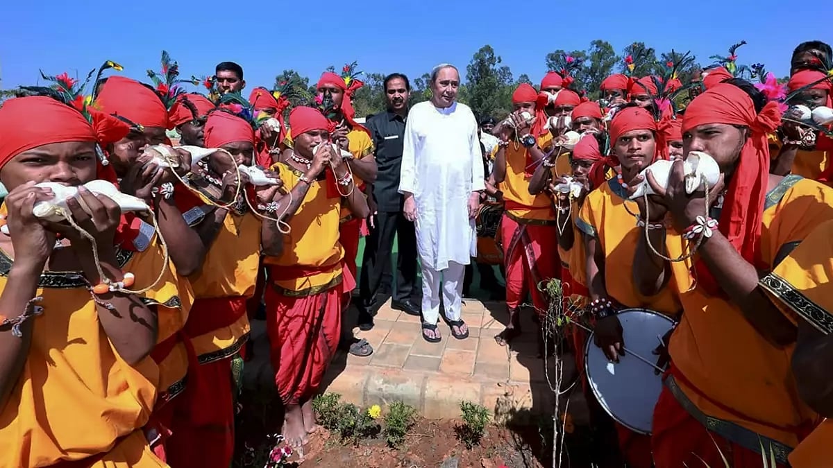 Odisha CM Naveen Patnaik in Keonjhar
