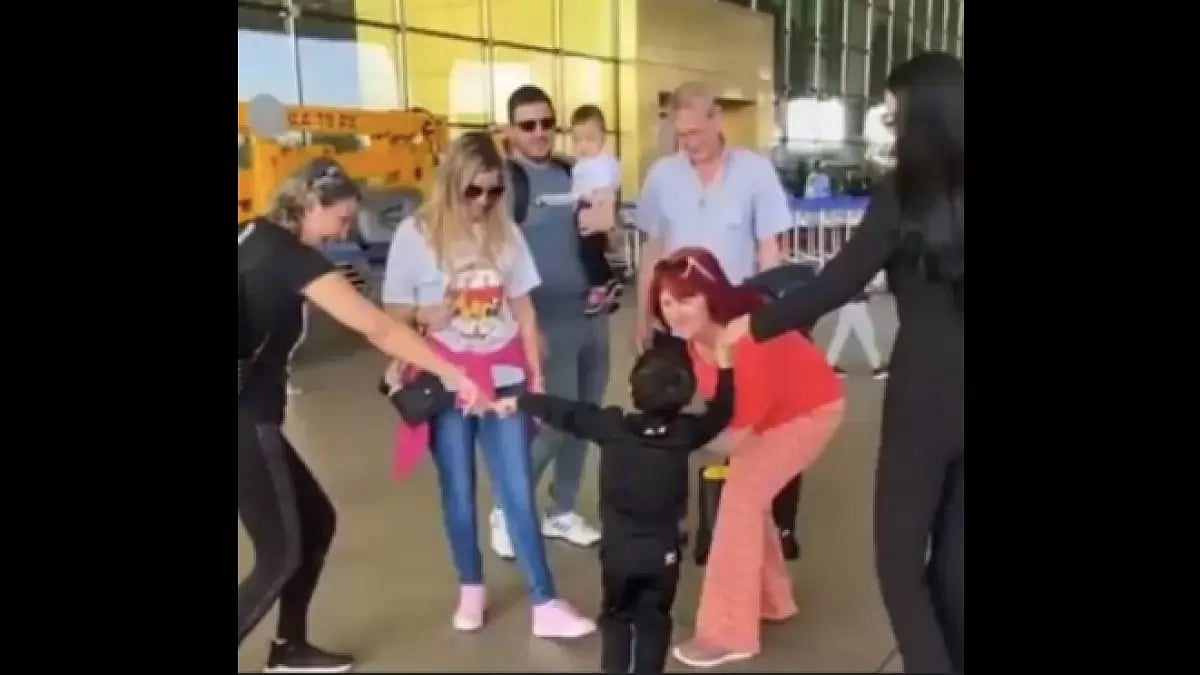 Hardik Pandya, Natasha Stankovic Arrive With Son In Udaipur For Valentine's Day Wedding