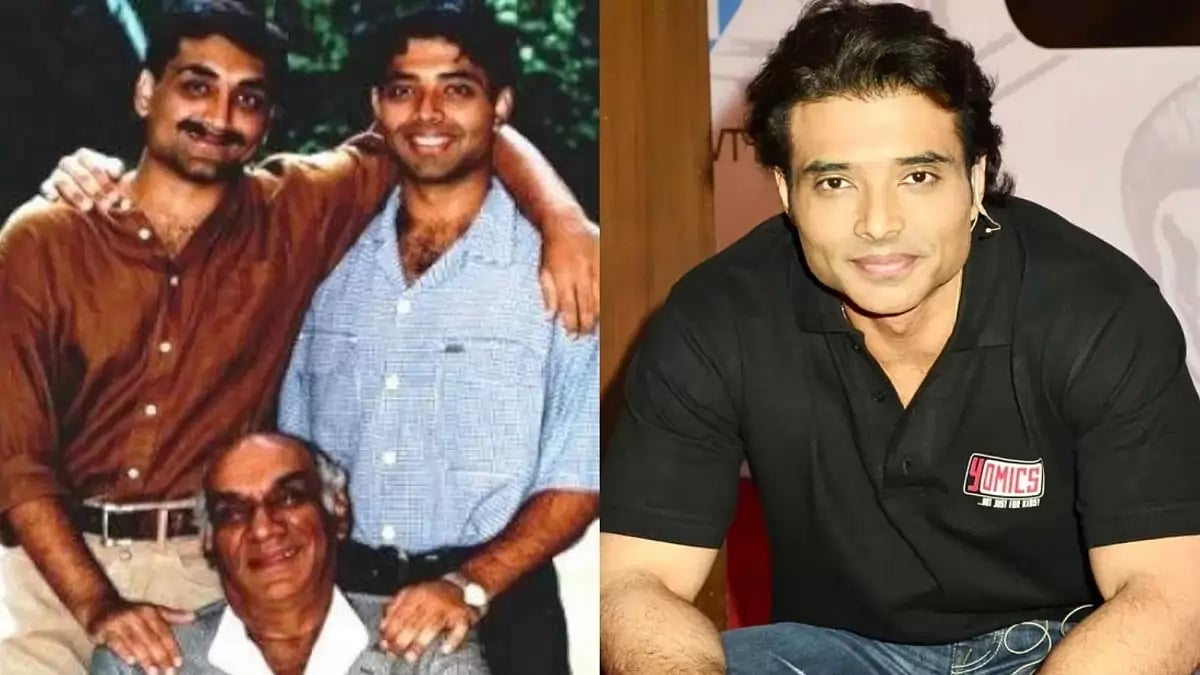 Aditya Chopra and Uday Chopra with their father Yash Chopra