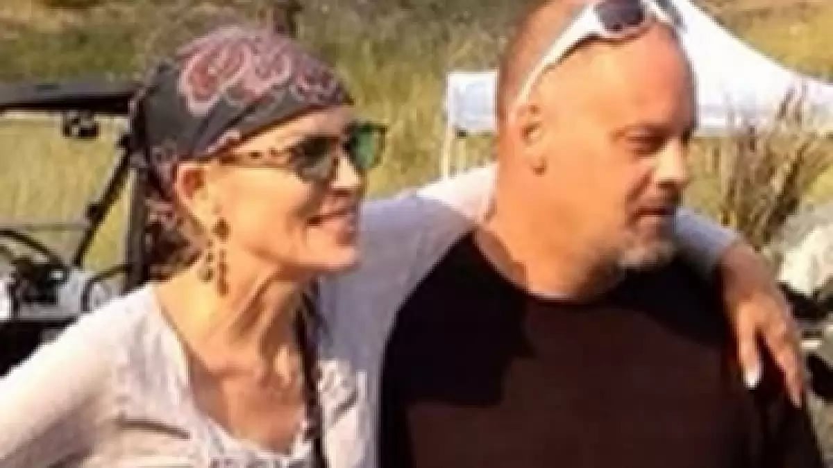 Sharon Stone and Patrick Joseph Stone