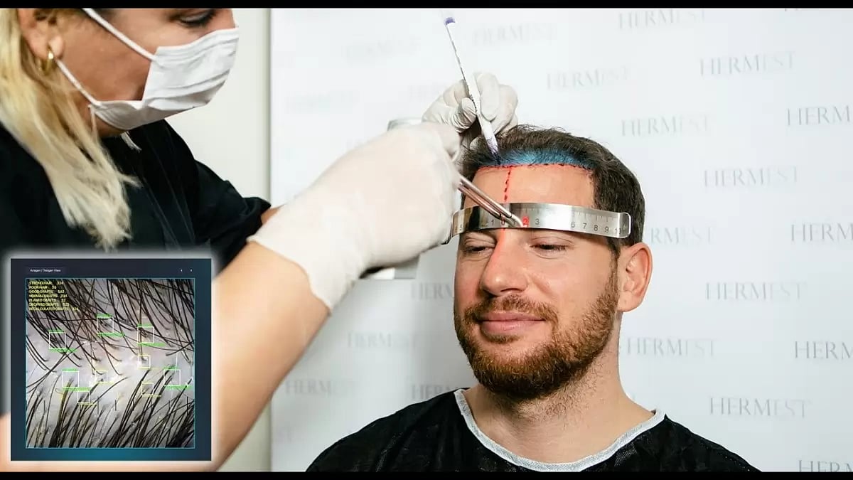 A Hair transplant consultation in Turkey