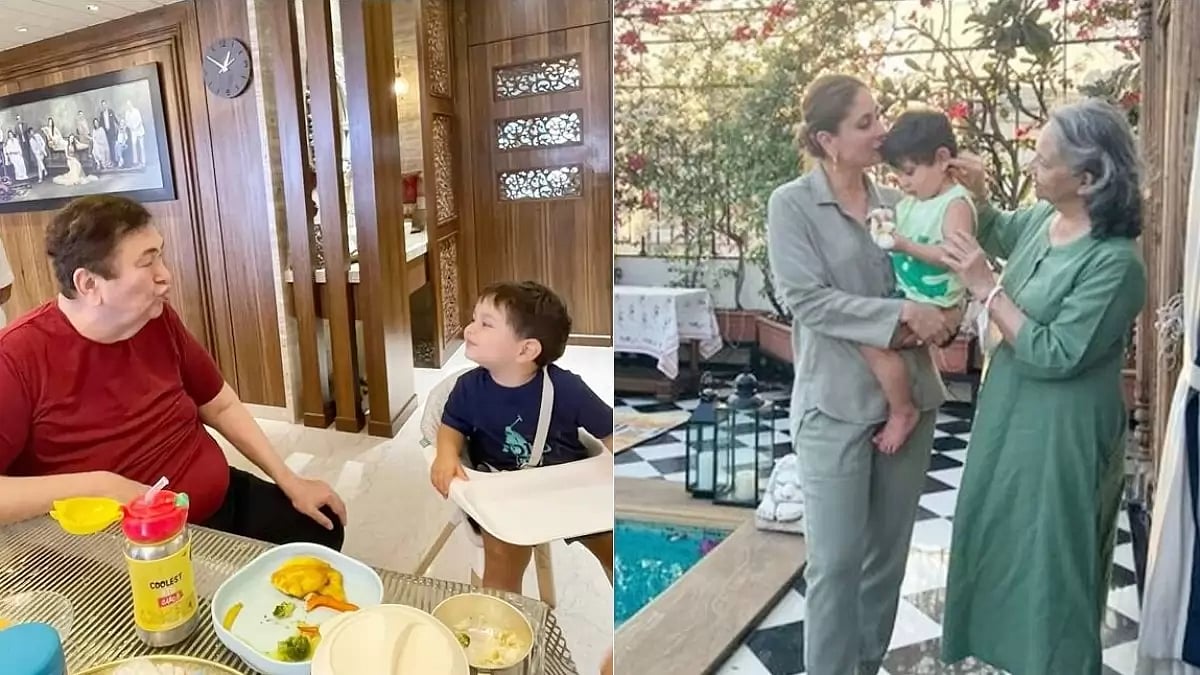 Kareena Kapoor with her family