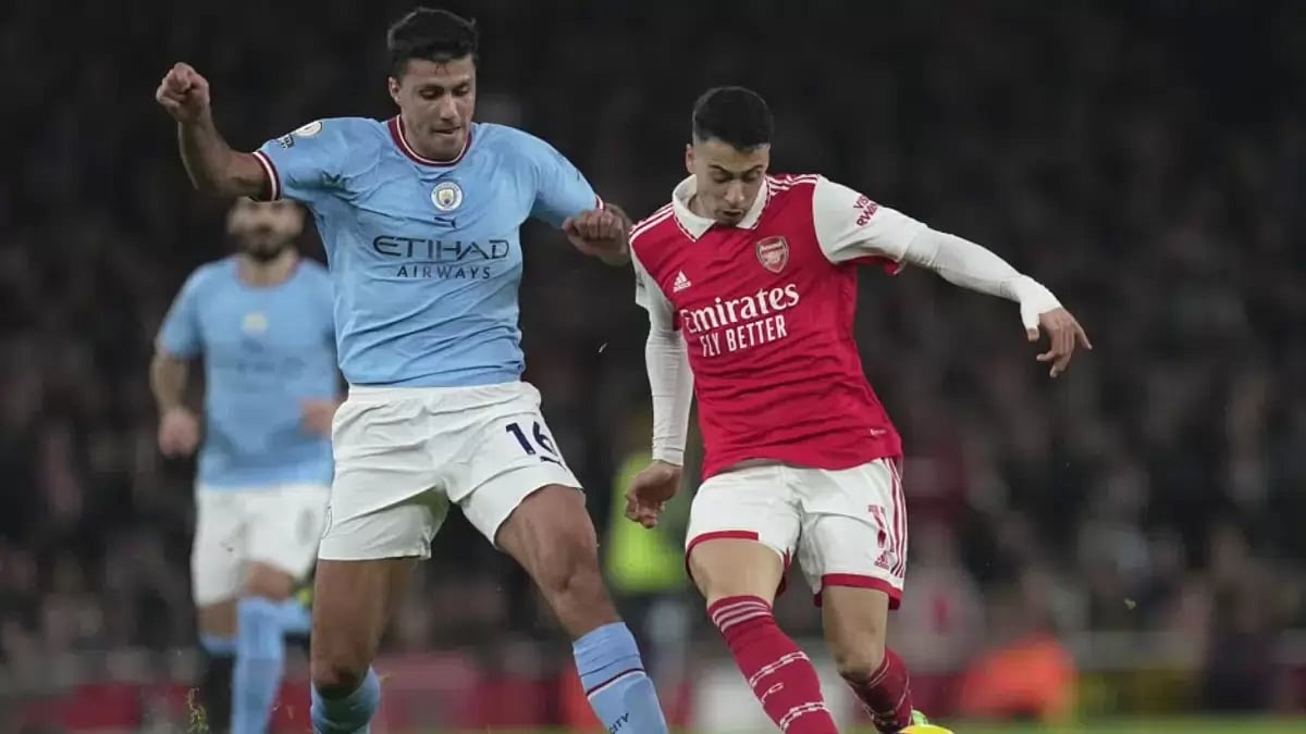 The win puts City in first place ahead of Arsenal on goal difference in the PL table.