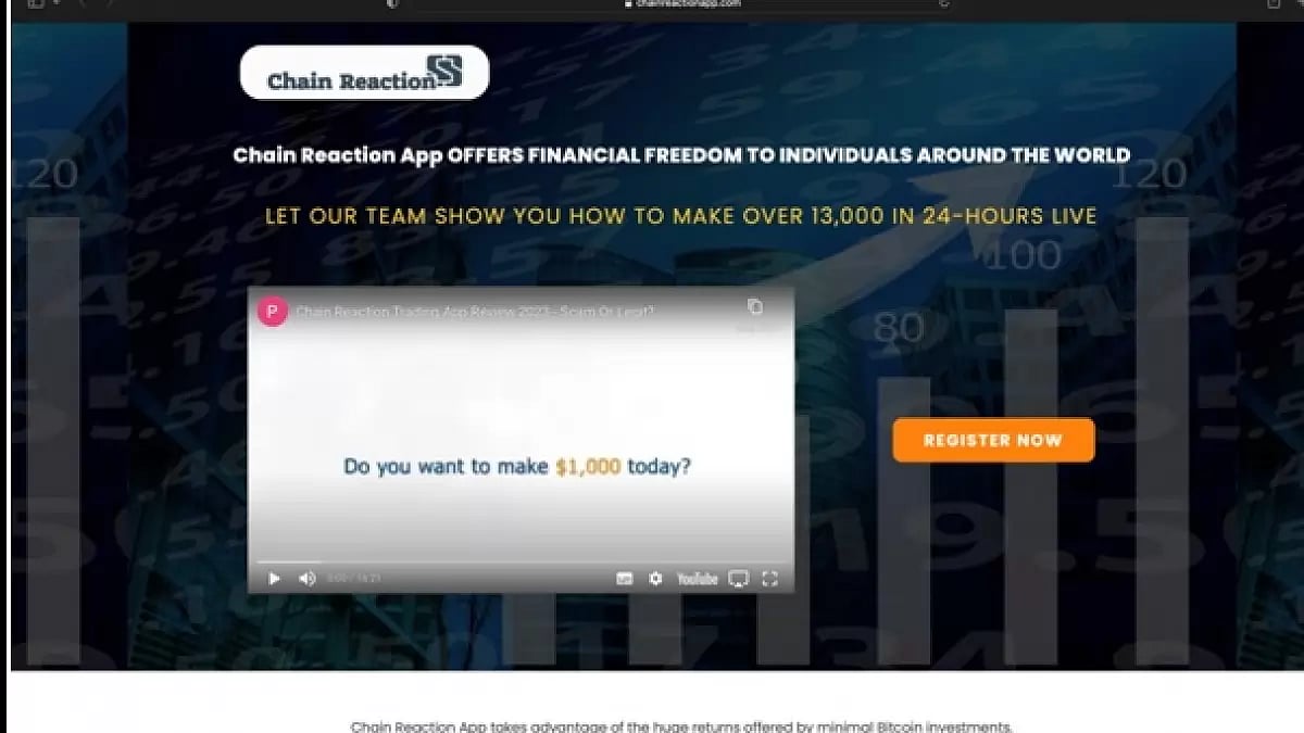 Chain Reaction Trading Platform 