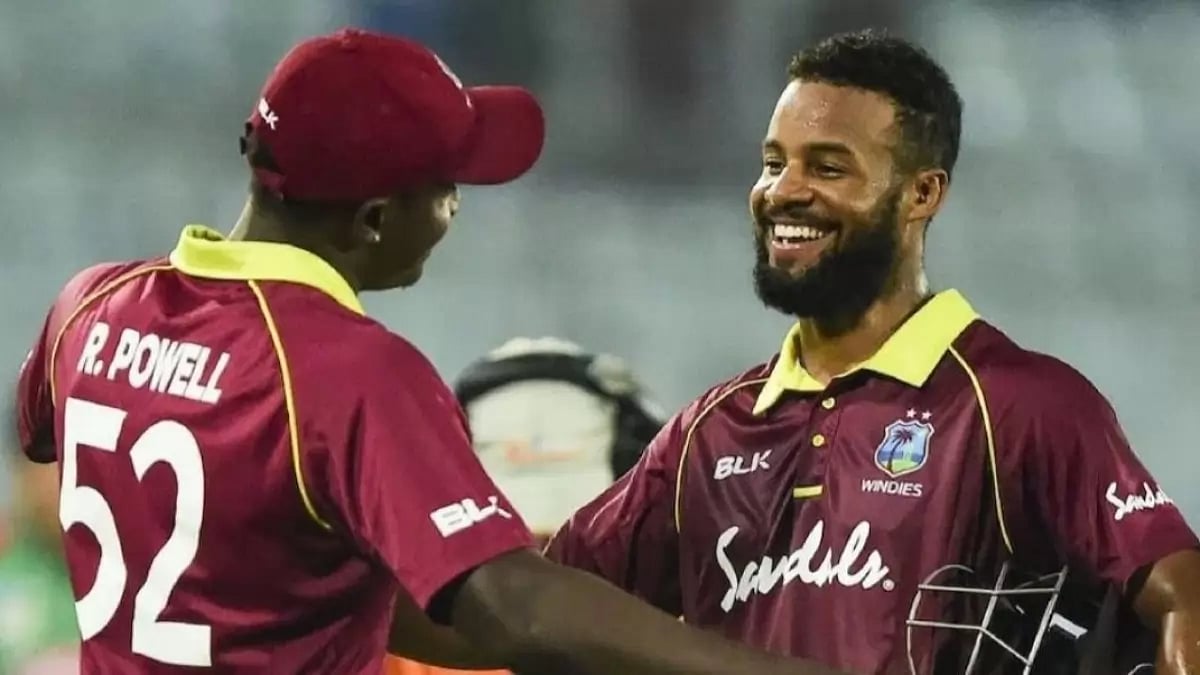 Hope, right, and Powell will lead their respective sides in South Africa next month.