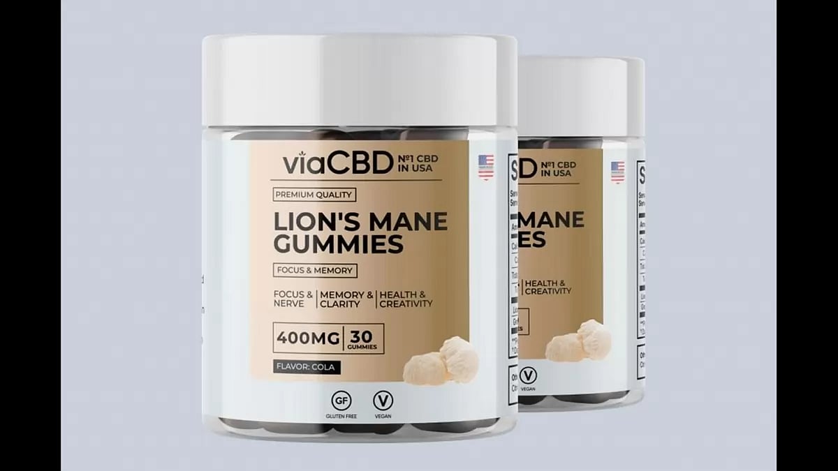viaCBD Lion's Mane Gummies 