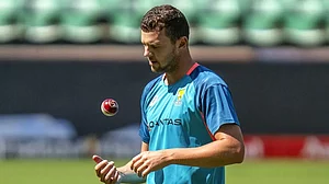 Hazlewood sustained the injury during his comeback Test against South Africa in Sydney.