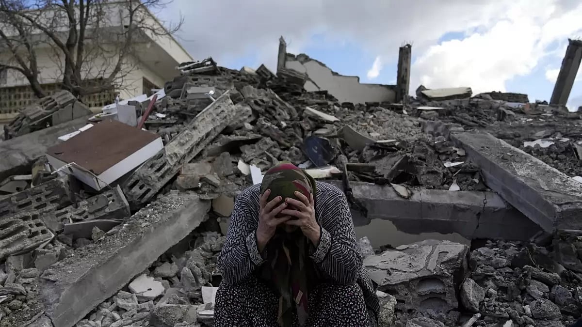 Days after the 7.8 magnitude earthquake, a new quake hit Turkey and Syria on Monday