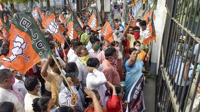 BJP Stages Massive Protest, Seeks Pawan Khera's Removal From Congress Over 'Narendra Gautamdas Modi' Comment