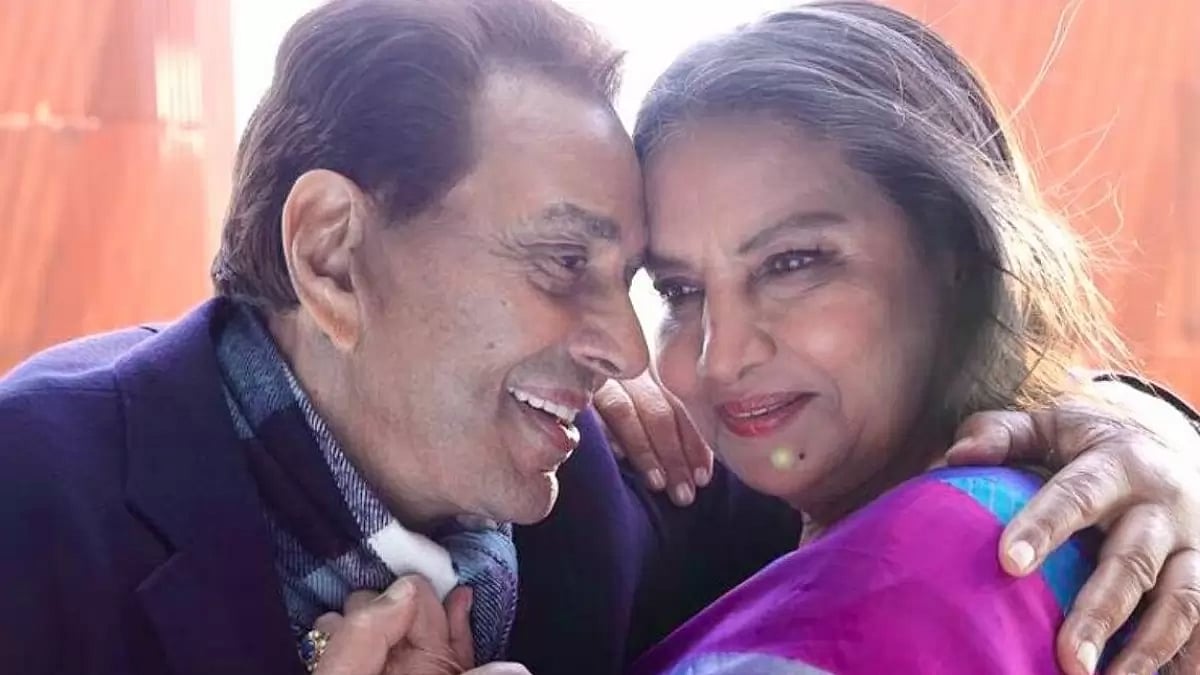 Shabana Azmi With Dharmendra 