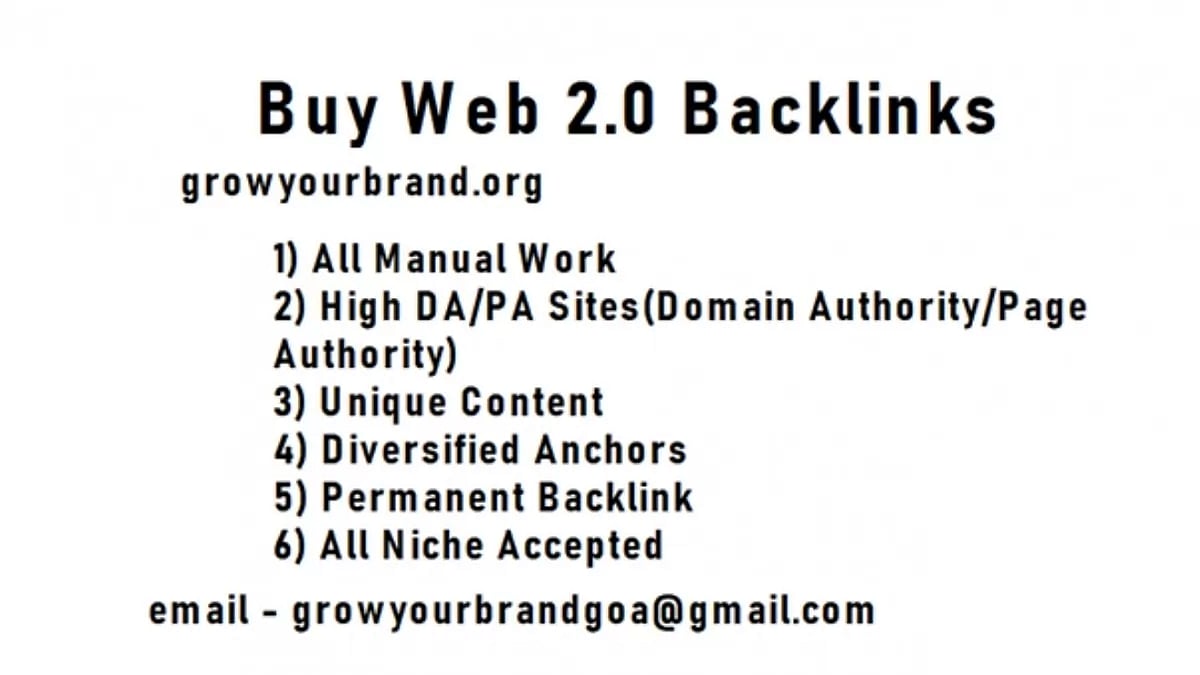 Buy Web 2.0 Backlinks
