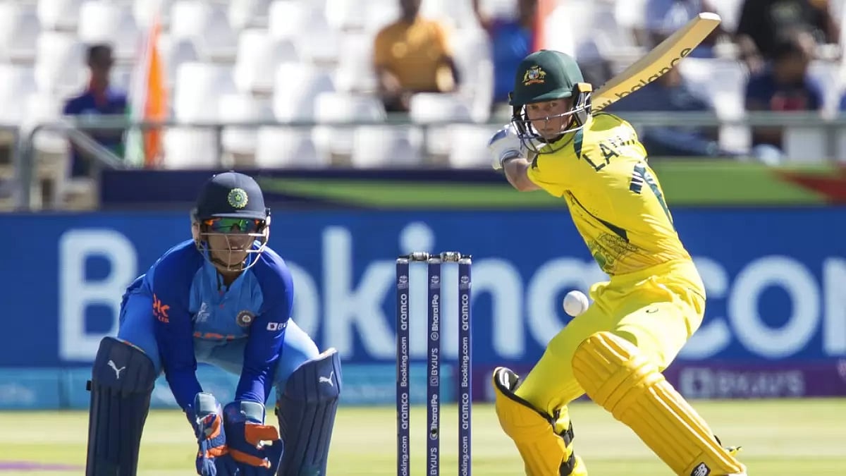 Meg Lanning bats en route to her 34-ball 49 against India on Thursday.
