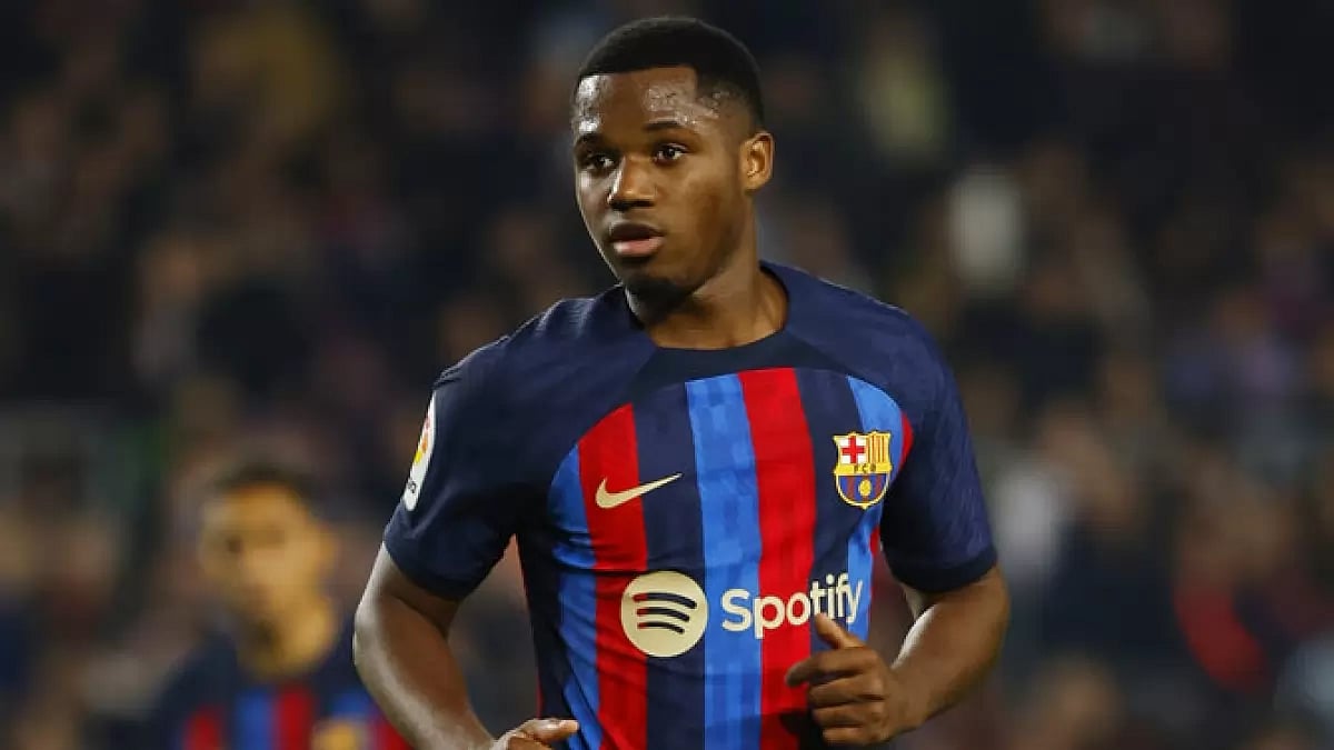 Barcelona gave no timetable for Ansu Fati's return.