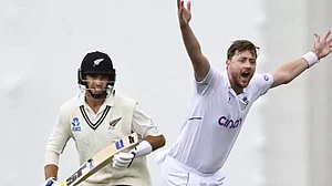 At the end of Day 3, NZ still trail by 24 runs with a result still possible.