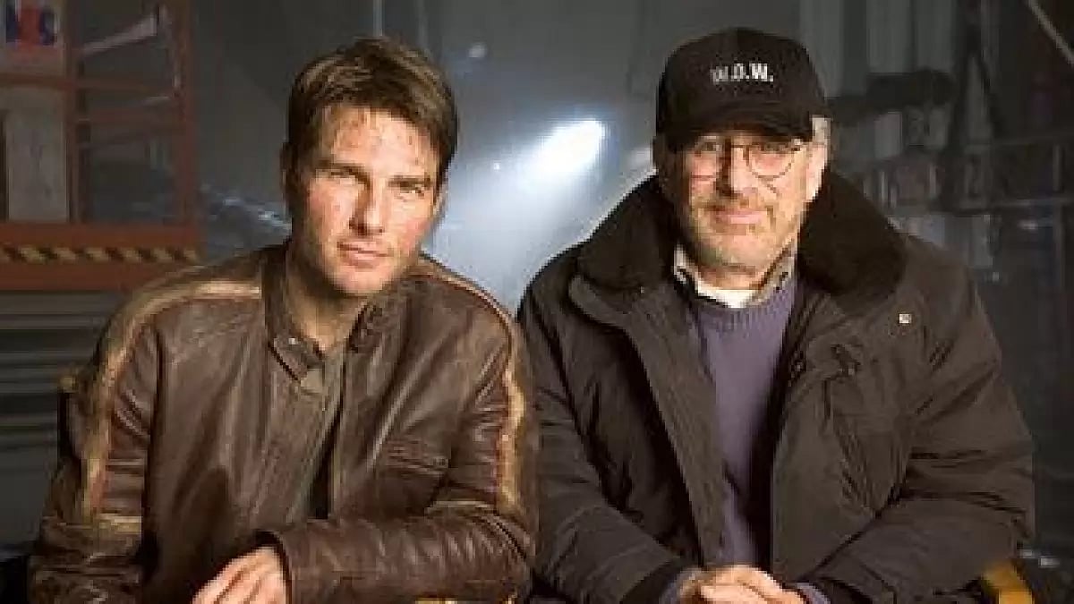 Tom Cruise and Stephen Spielberg