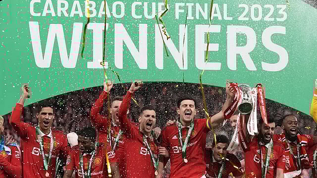 English League Cup 2022-23: Manchester United End Six-Year Trophy Drought With A Comprehensive 2-0 Win Over Newcastle United - In Pics