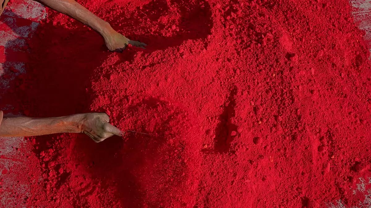 Preparations for Holi festival