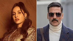 Nora Fatehi and Akshay Kumar