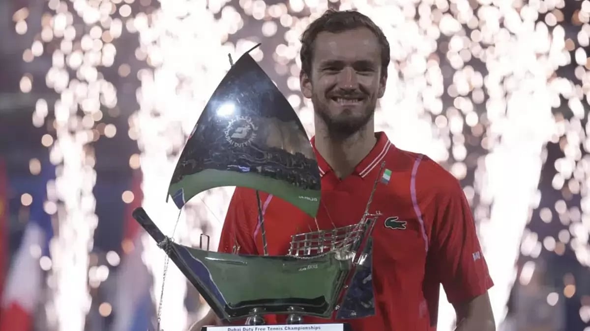 Daniil Medvedev next travels to the USA to participate in the Indian Wells.