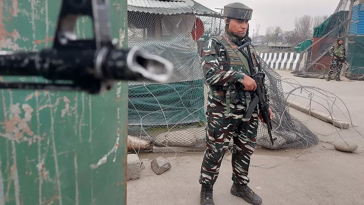 CRPF jawans in Kashmir