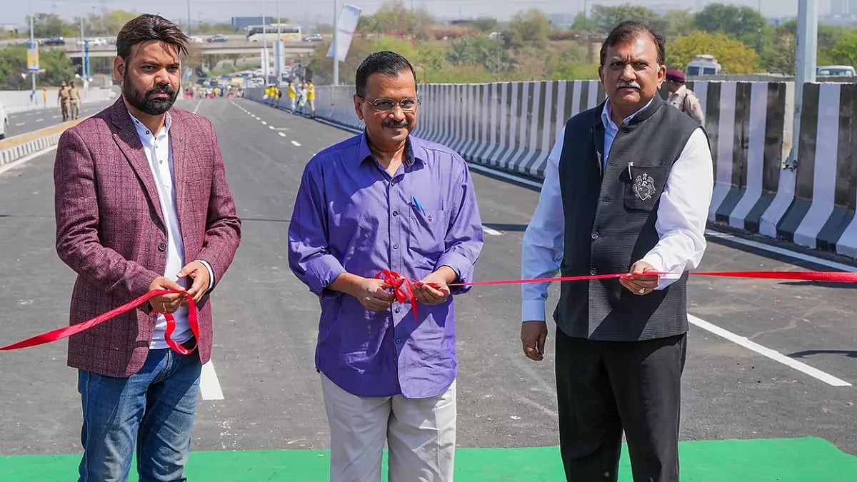 Inauguration of Ashram flyover extension