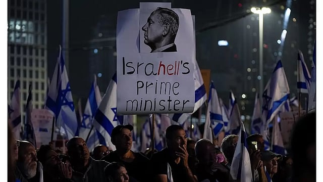 Israelis Protest Legal Changes Before Nation's 75th Birthday