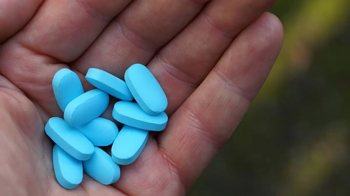 Blue Adderall Pill