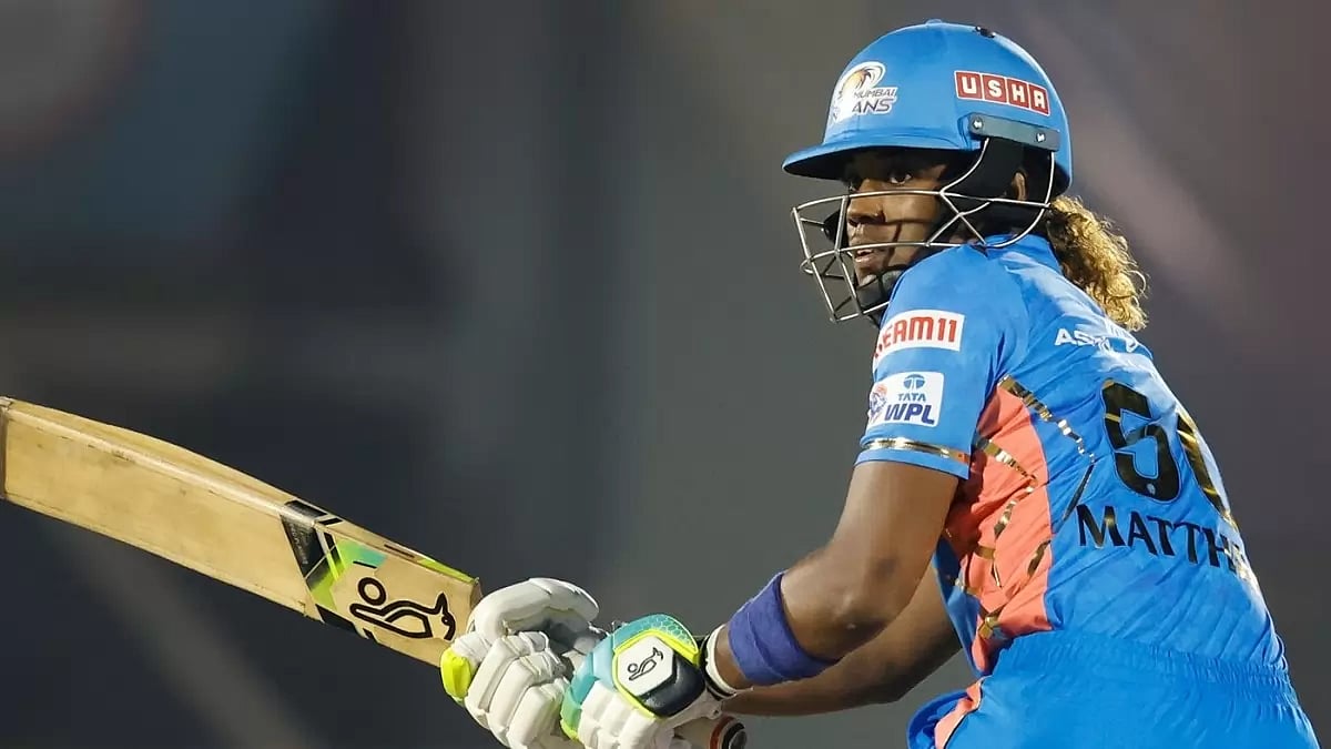 Matthews brought up her fifty in just 26 deliveries.