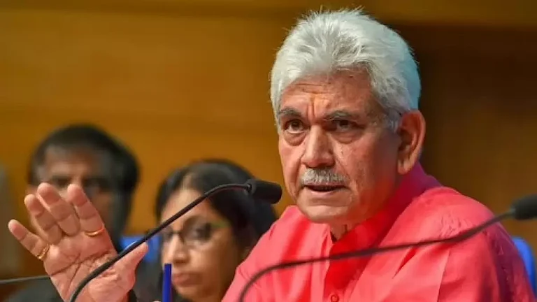 Jammu and Kashmir Lieutenant Governor Manoj Sinha  - null