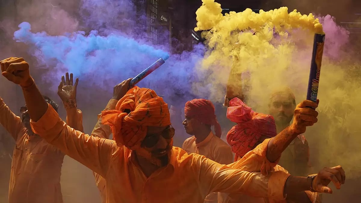 Holi festivities in Hyderabad