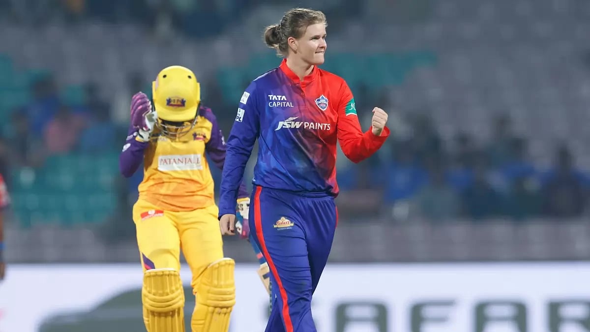 Jess Jonassen scored 42 off 20 balls and scalped three wickets that shut the door on UP Warriorz.