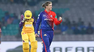 Jess Jonassen scored 42 off 20 balls and scalped three wickets that shut the door on UP Warriorz.