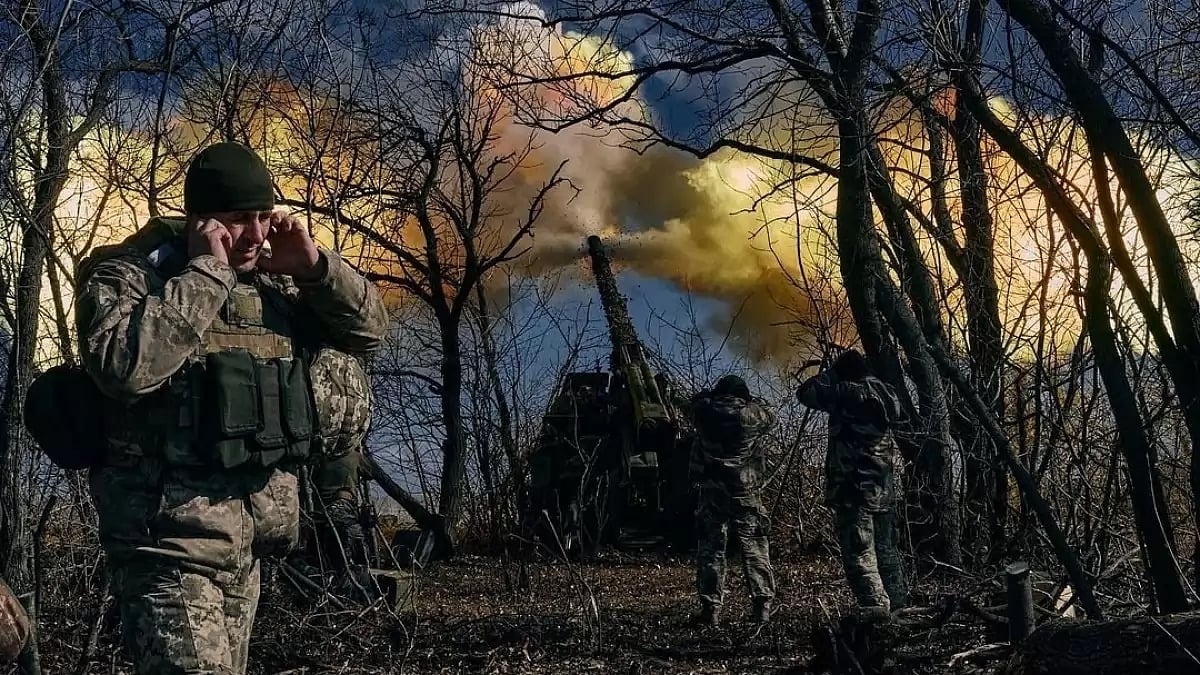 The city of Bakhmut in Ukraine has witnessed some of the heaviest fighting lately with intensive artillery bombardment.