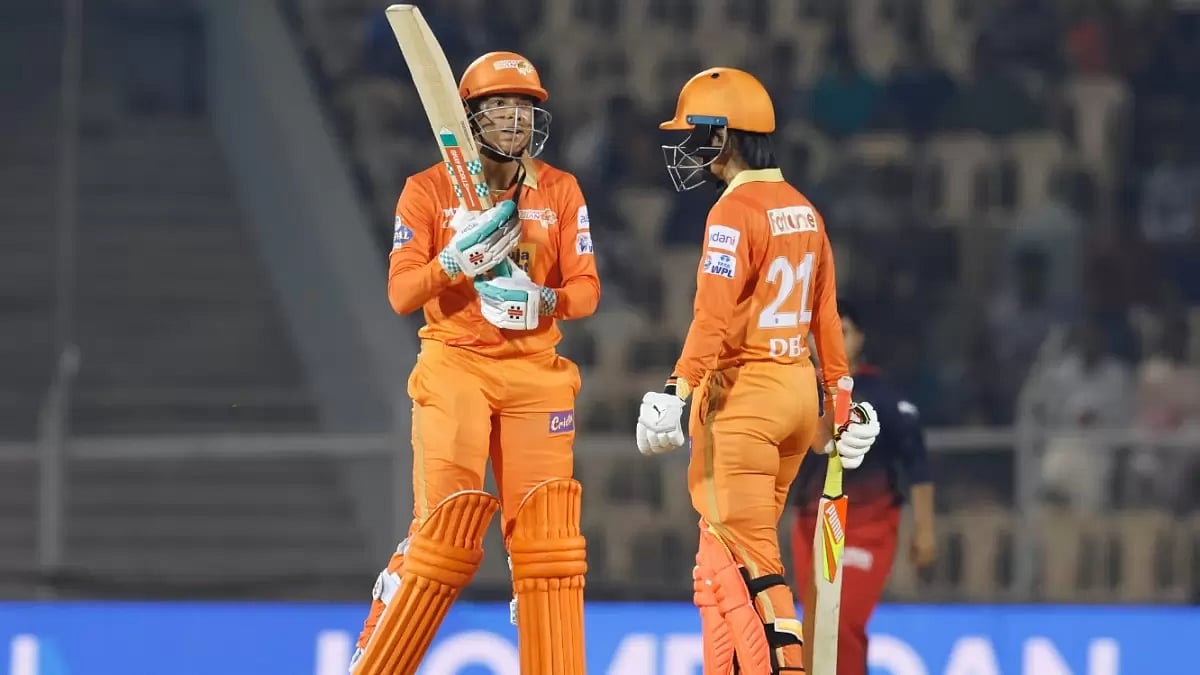 While Dunkley, left, fired with 28-ball 65, Harleen scored 67 runs off 45 deliveries.