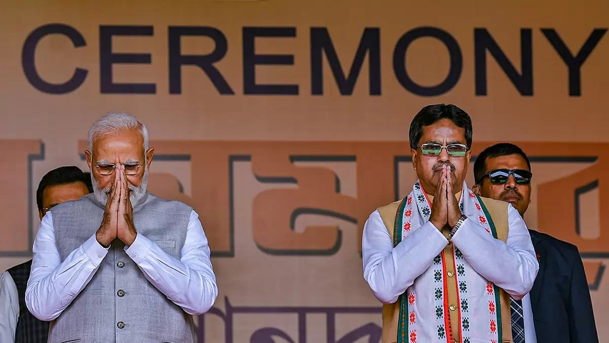 PM Modi Holds Meeting With Several Cabinet Ministers In Parliament