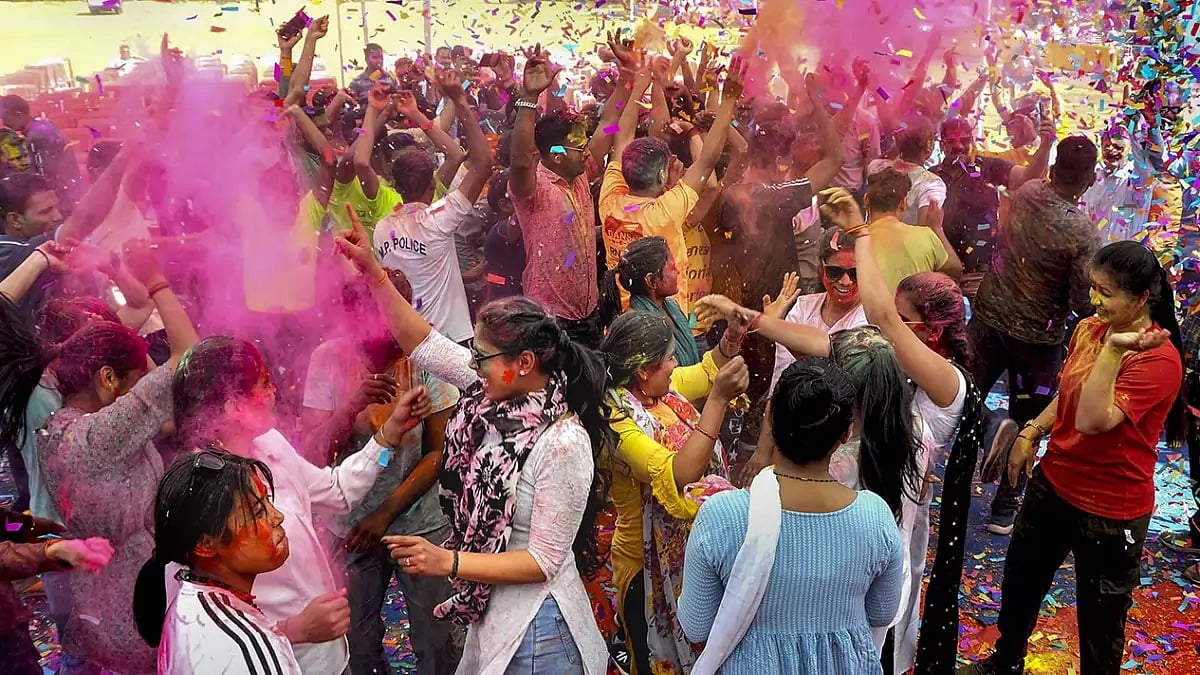 Holi celebrations