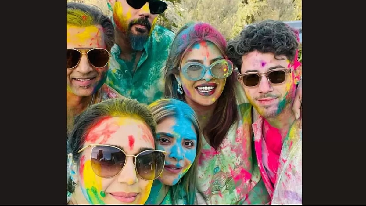 Priyanka Chopra, Nick Jonas and Preity Zinta Holi Celebration