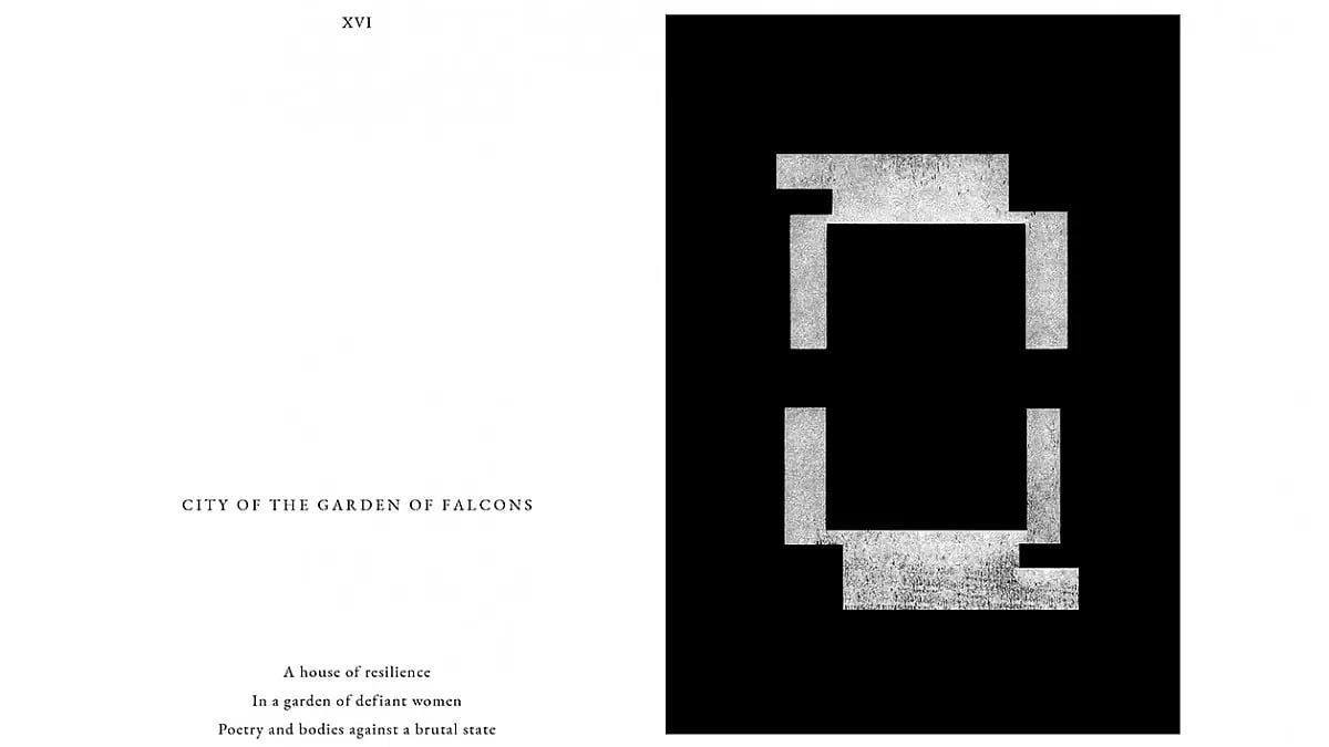 Hard-hitting Notes: Image of artist Seher Shah’s work titled ‘Note XVI: City of the Garden of Falcon